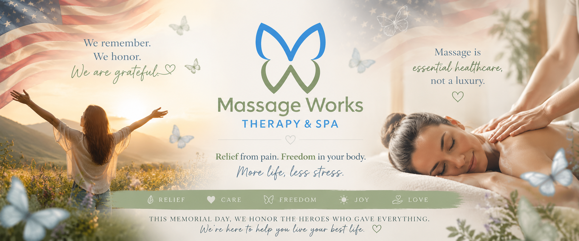 Valentine's Day Massage Gift Card Special at Massage Works